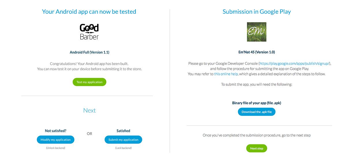 GoodBarber takes care GoodBarber takes care