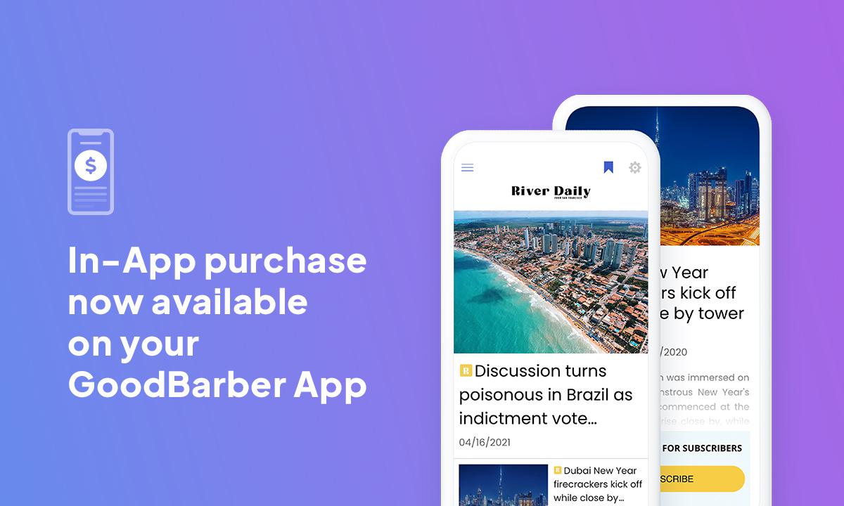 In-App purchases in your GoodBarber app In-App purchases in your GoodBarber app