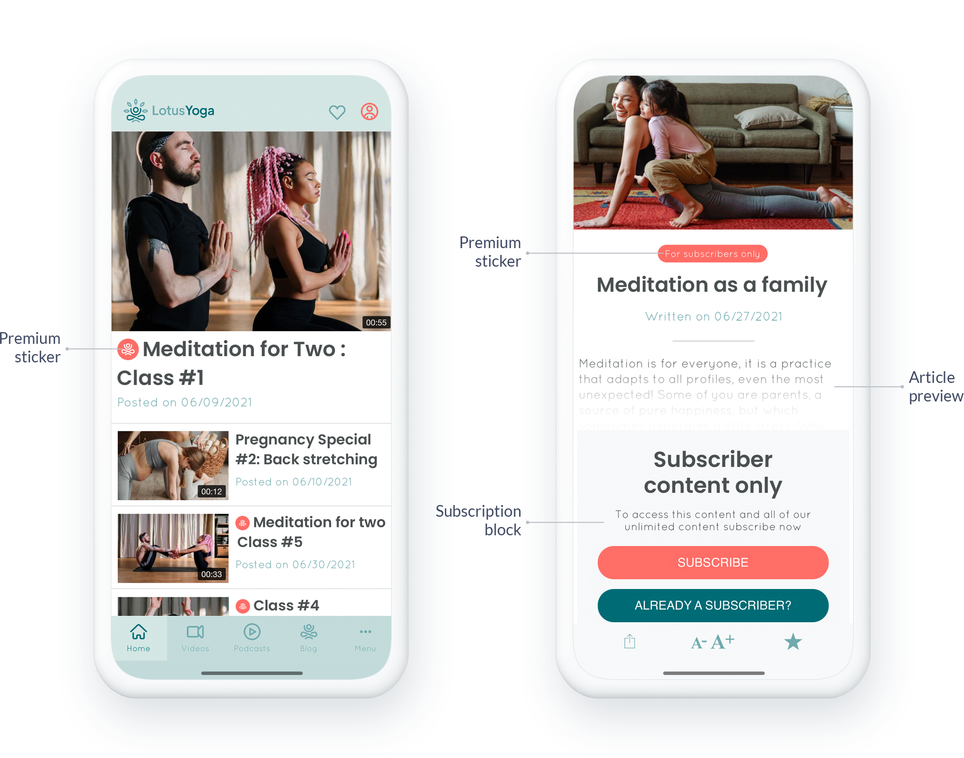 Offer Premium content Offer Premium content