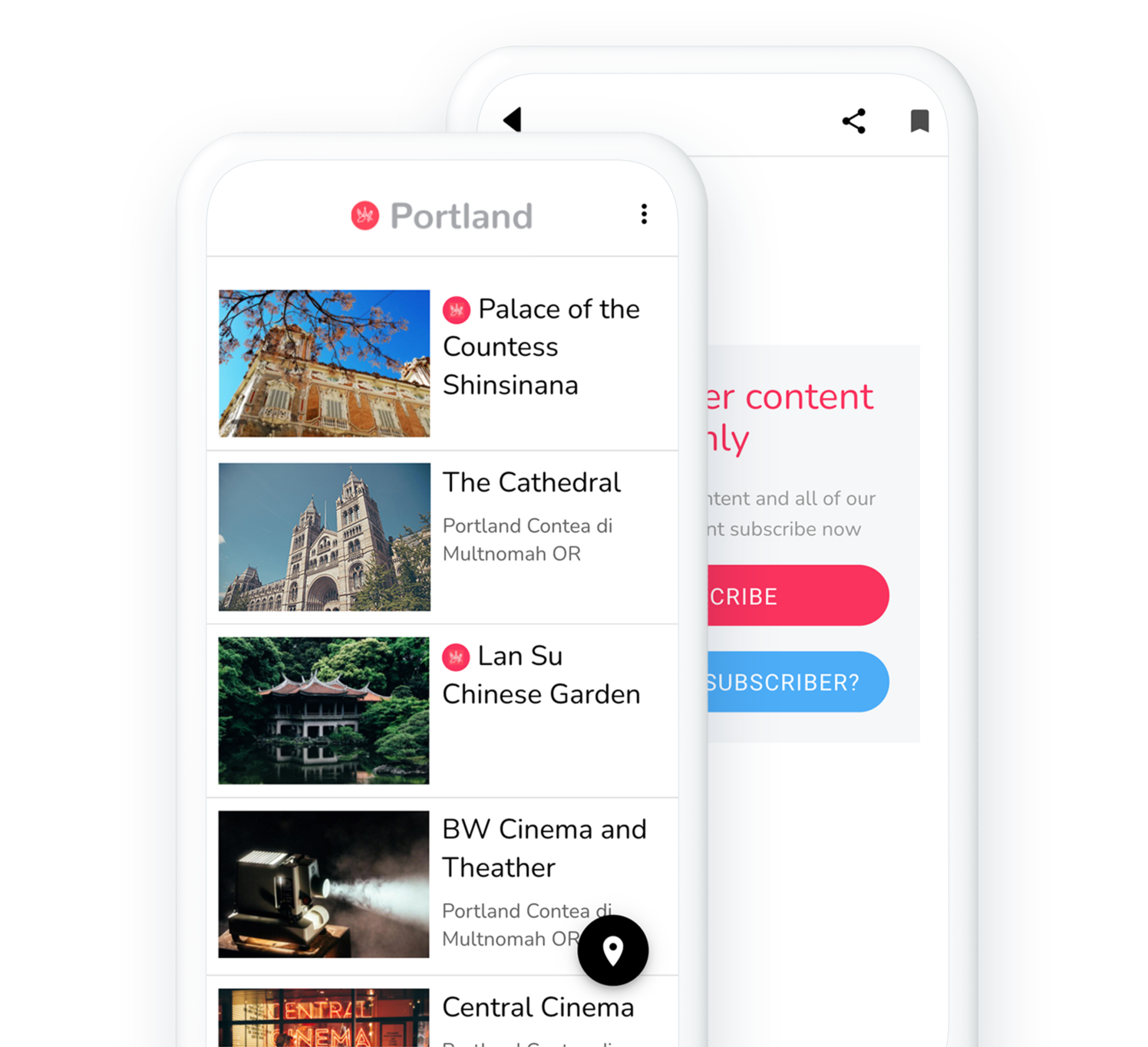 Memberships for Travel app